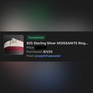 Moissanite Butterfly Ring